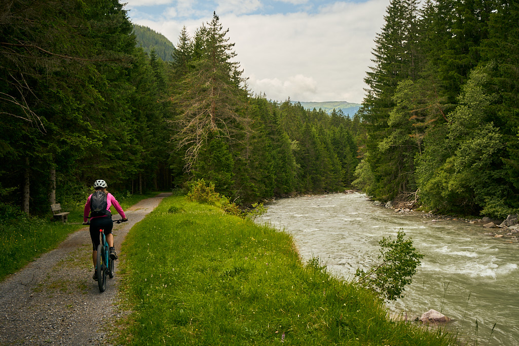 Der Albula entlang nach Surava Der Albula entlang nach Surava