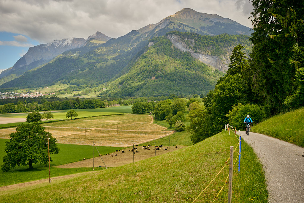Auf dem Weg von Landquart nach Trimmis Auf dem Weg von Landquart nach Trimmis