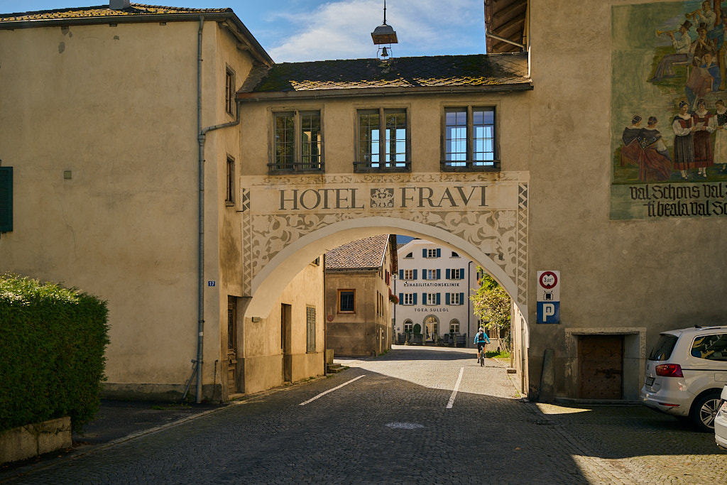 Im Dorfzentrum von Andeer Im Dorfzentrum von Andeer