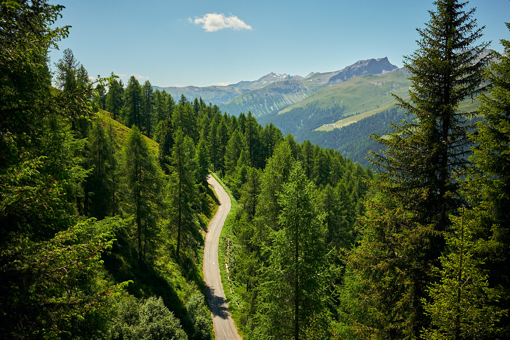Der Fahrweg von der Ischalp nach Usser Isch Der Fahrweg von der Ischalp nach Usser Isch