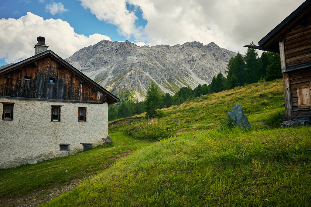Bei den Hütten von Munter Bei den Hütten von Munter