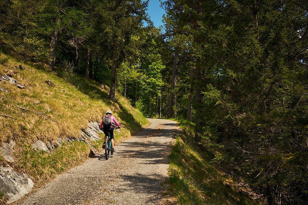 Im Aufstieg zur Calandahütte Im Aufstieg zur Calandahütte