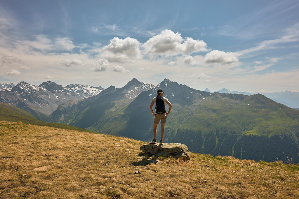 Panoramaaussicht mit Ducankette und Rinerhorn Panoramaaussicht mit Ducankette und Rinerhorn