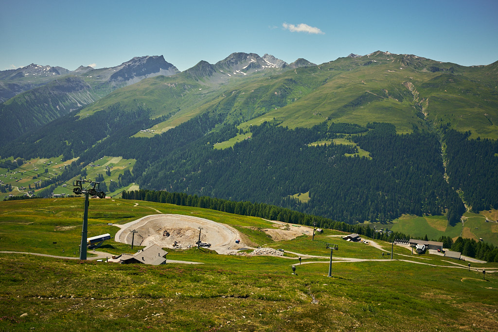 Baustelle des neuen Speichersees bei Usser Isch Baustelle des neuen Speichersees bei Usser Isch