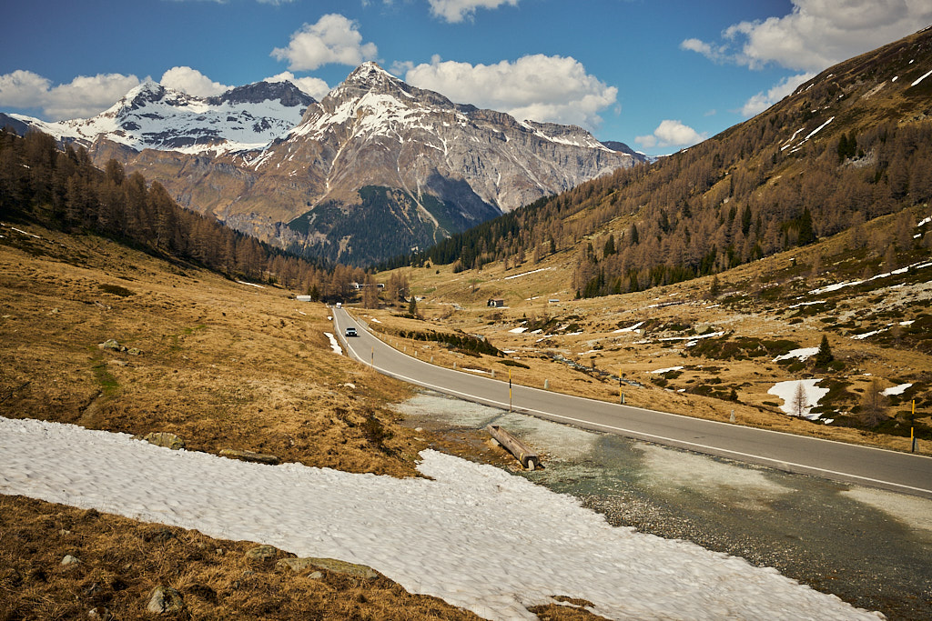 Blick zurück auf den Talausgang in Richtung Splügen Blick zurück auf den Talausgang in Richtung Splügen