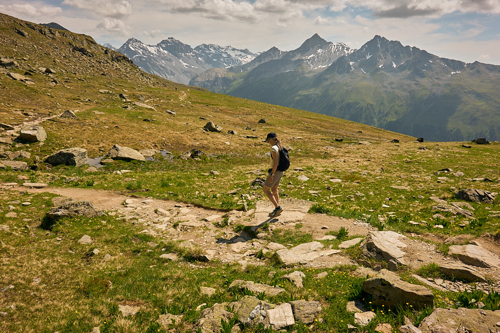 Unterwegs ins Sertigtal Unterwegs ins Sertigtal