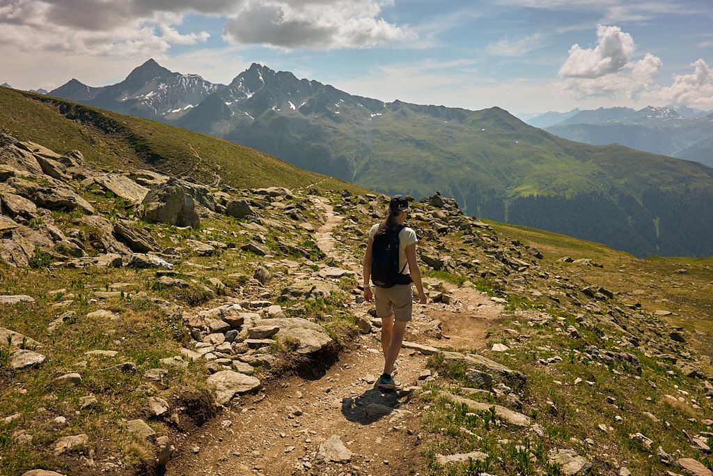 Unterwegs ins Sertigtal Unterwegs ins Sertigtal