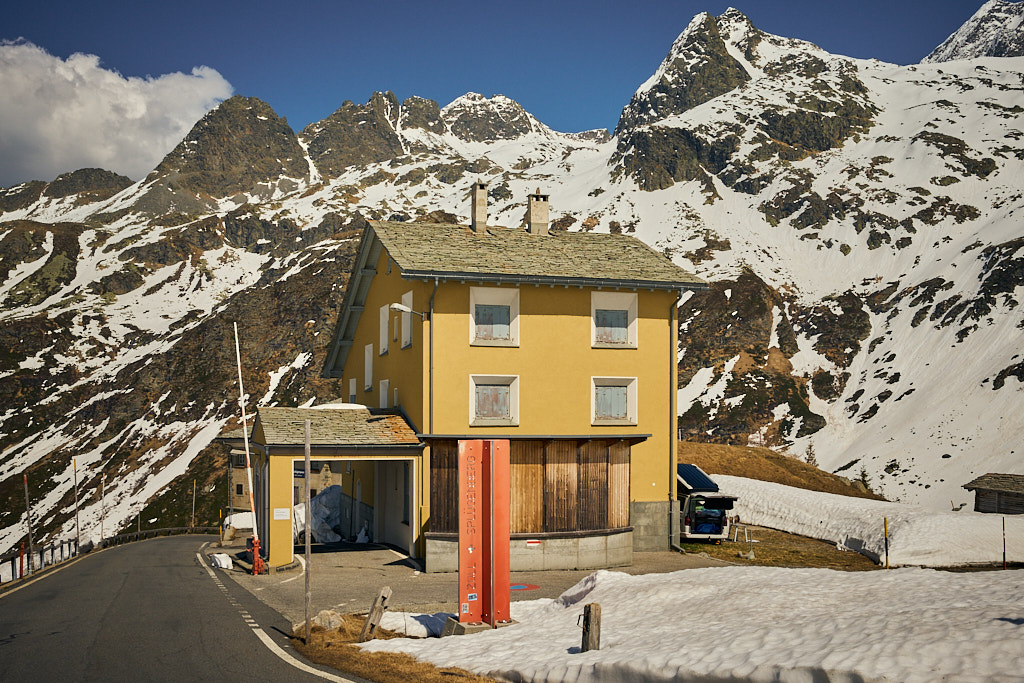 Beim alten Zollhaus unterhalb der Passhöhe Beim alten Zollhaus unterhalb der Passhöhe