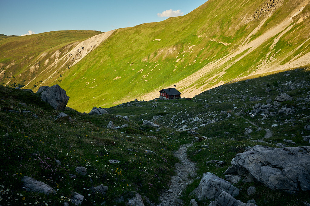 Wieder bei der Ela-Hütte