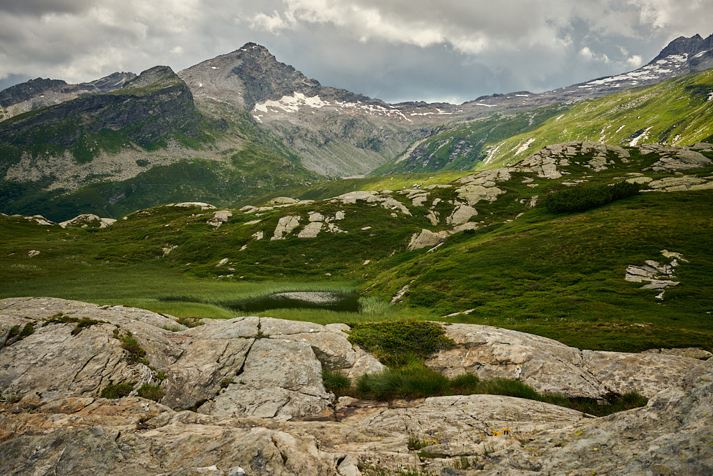 Landschaft am San Bernardino-Pass