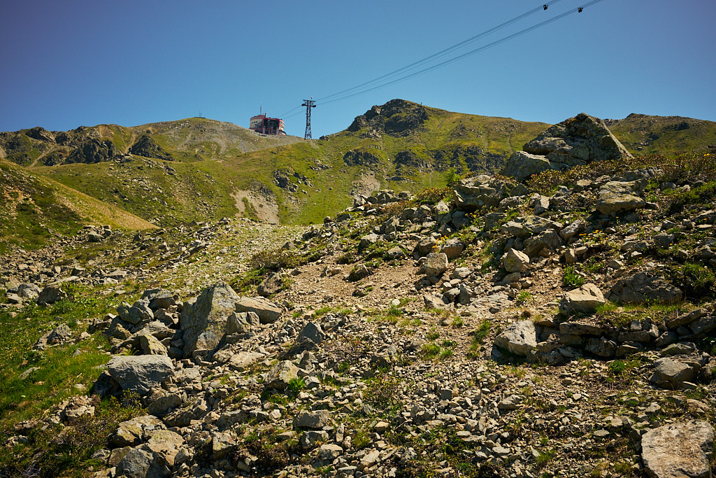 Die Gipfelstation der Jakobshornbahn Die Gipfelstation der Jakobshornbahn