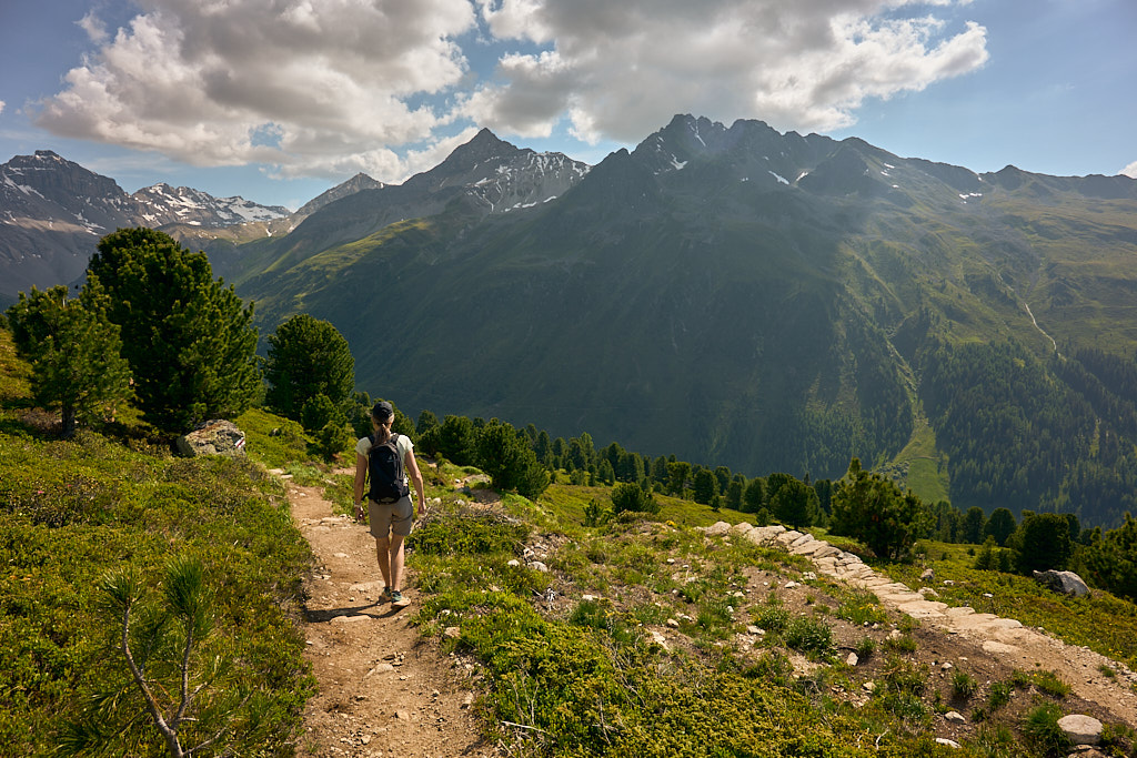 Unterwegs ins Sertigtal Unterwegs ins Sertigtal