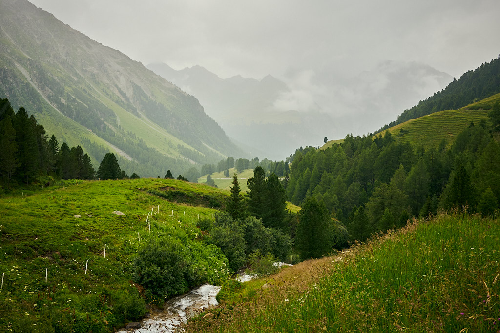 Regenwolken aus dem Albulatal bei Crap Alv Regenwolken aus dem Albulatal bei Crap Alv