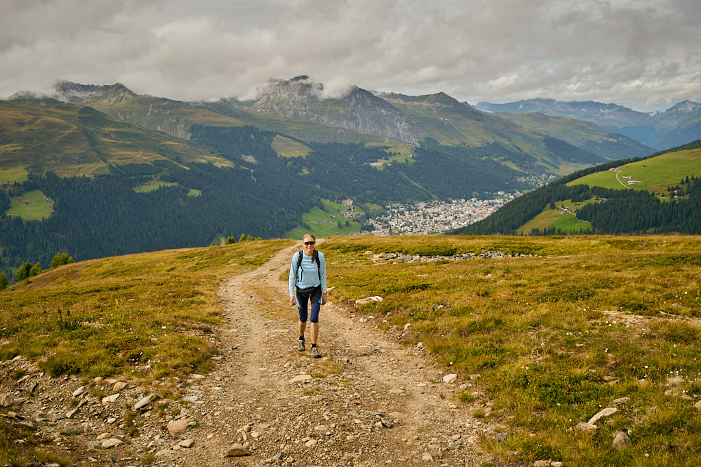 Im Aufstieg zur Hubelhütte Im Aufstieg zur Hubelhütte