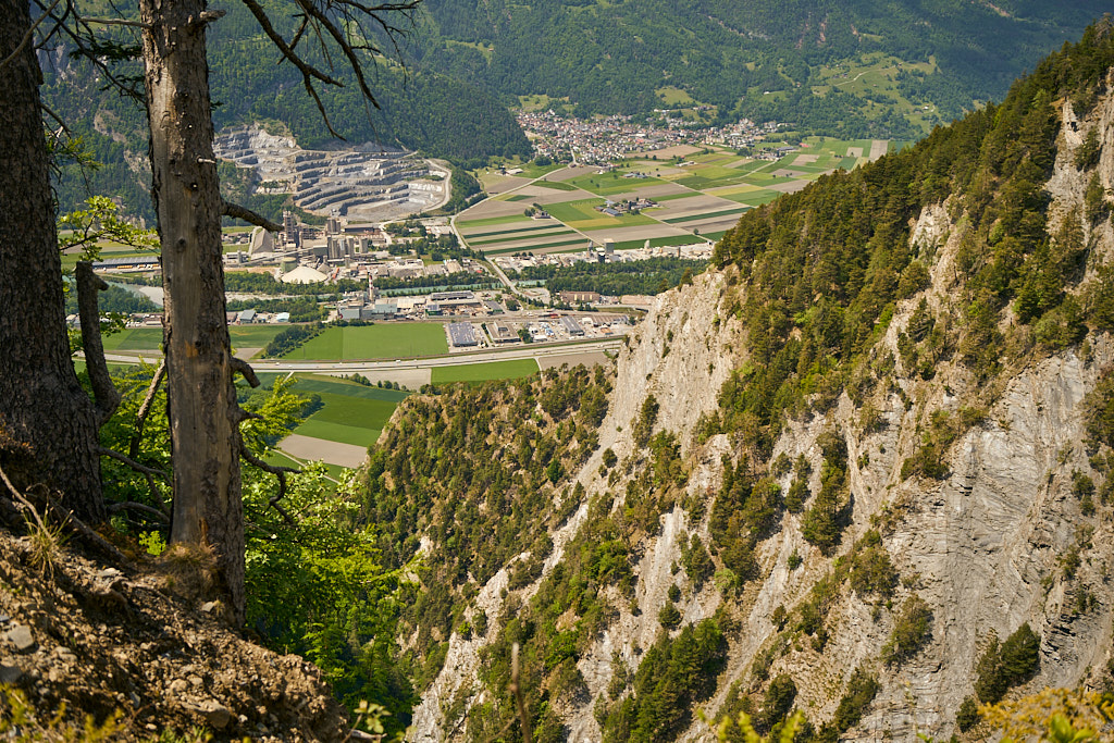Tiefblick ins Rheintal Tiefblick ins Rheintal