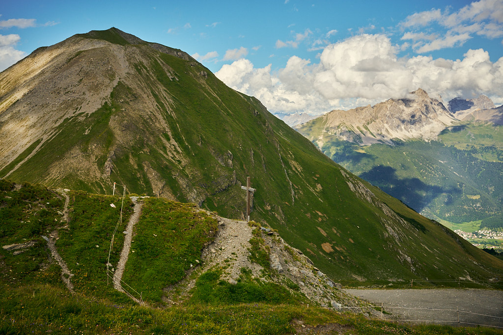 Der Piz Toissa von Ziteil aus gesehen Der Piz Toissa von Ziteil aus gesehen