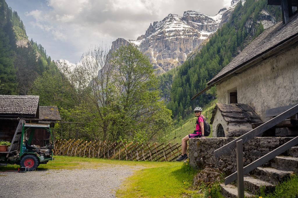 In der Walsersiedlung St. Martin am anderen Seeende