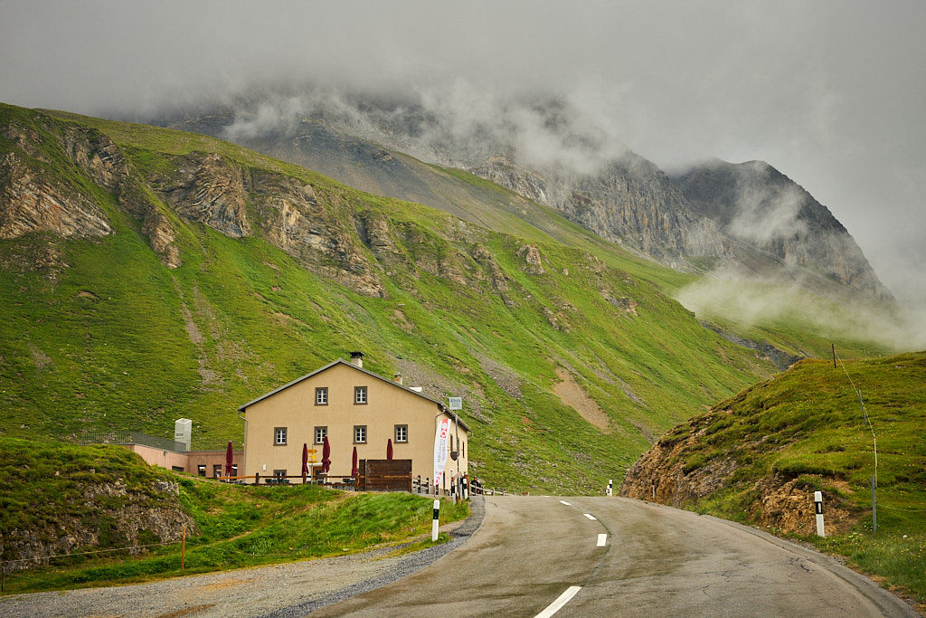 Auf der Passhöhe vom Albulapass Auf der Passhöhe vom Albulapass