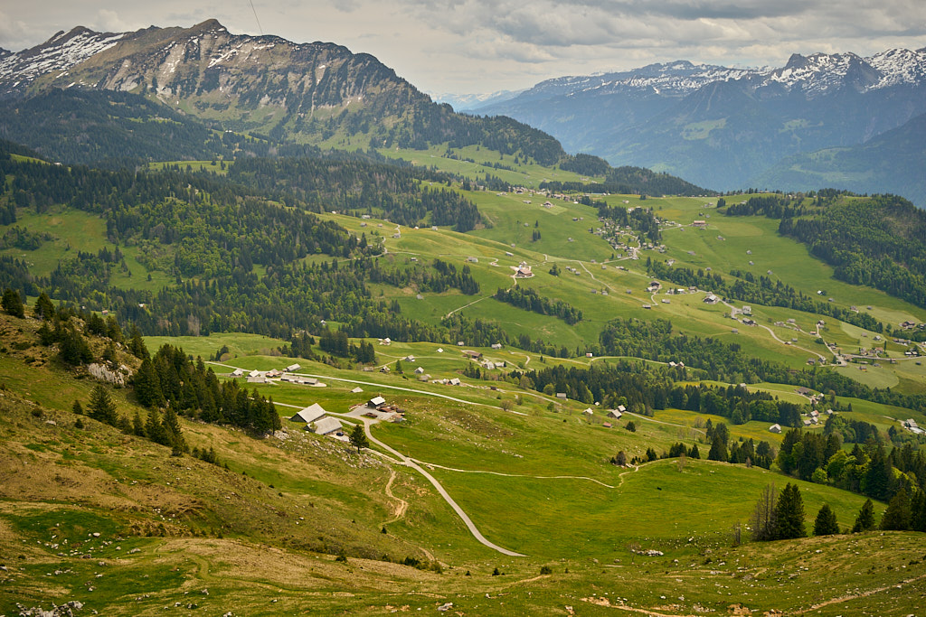 Amden in Richtung Arvenbüel und Leistchamm Amden in Richtung Arvenbüel und Leistchamm