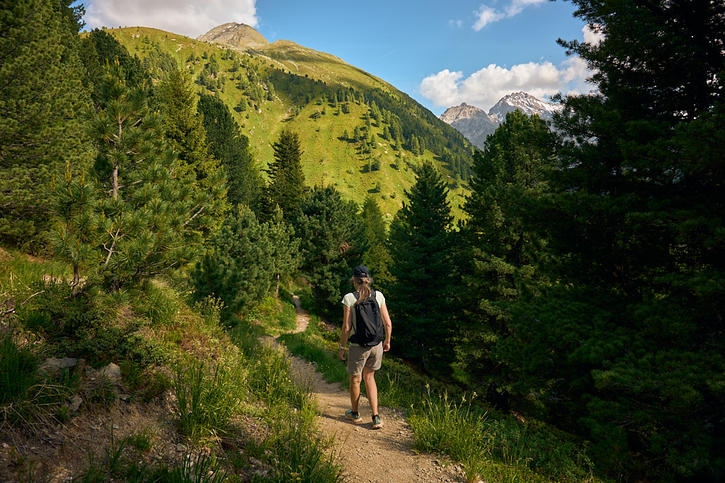 Unterwegs ins Sertigtal Unterwegs ins Sertigtal
