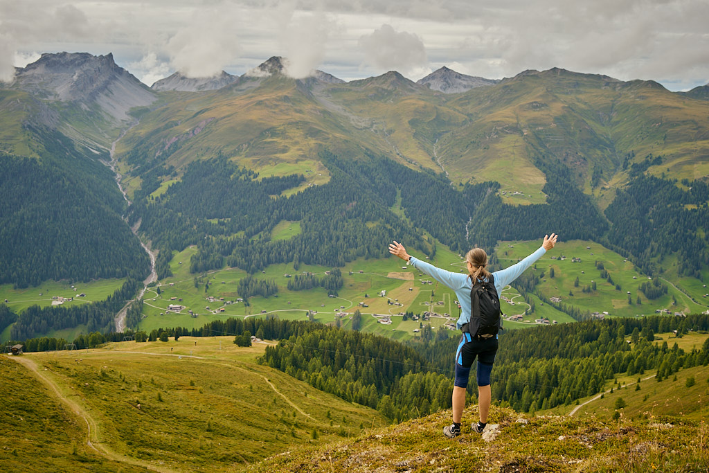 Die gegenüberliegenden Berge der Strelakette Die gegenüberliegenden Berge der Strelakette