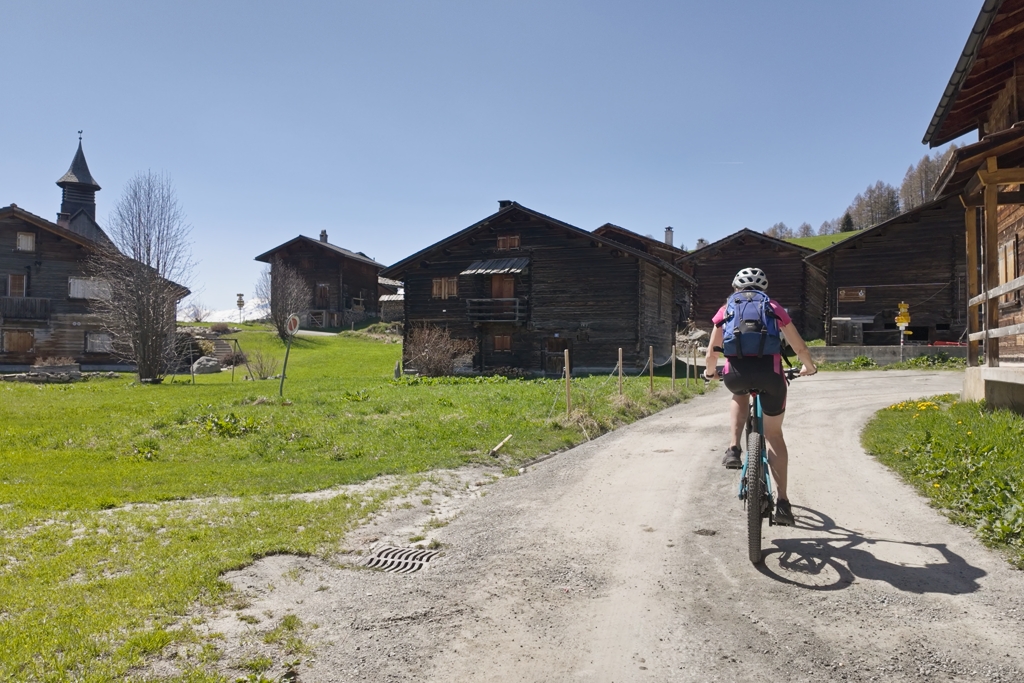 Ankunft in Obermutten Ankunft in Obermutten