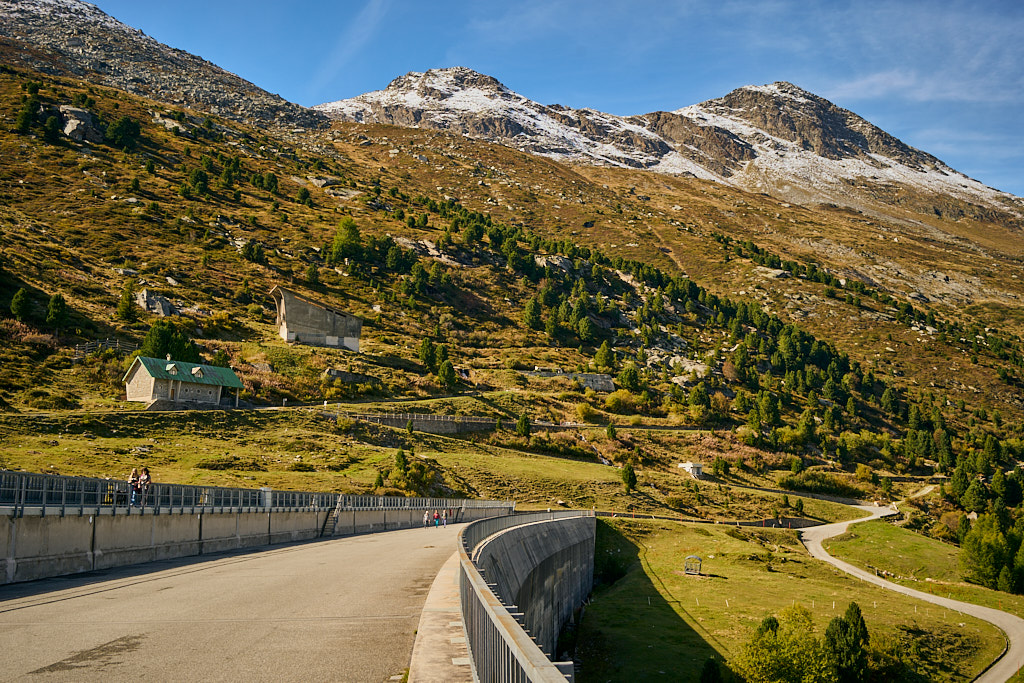 Rundgang auf der Staumauer Rundgang auf der Staumauer