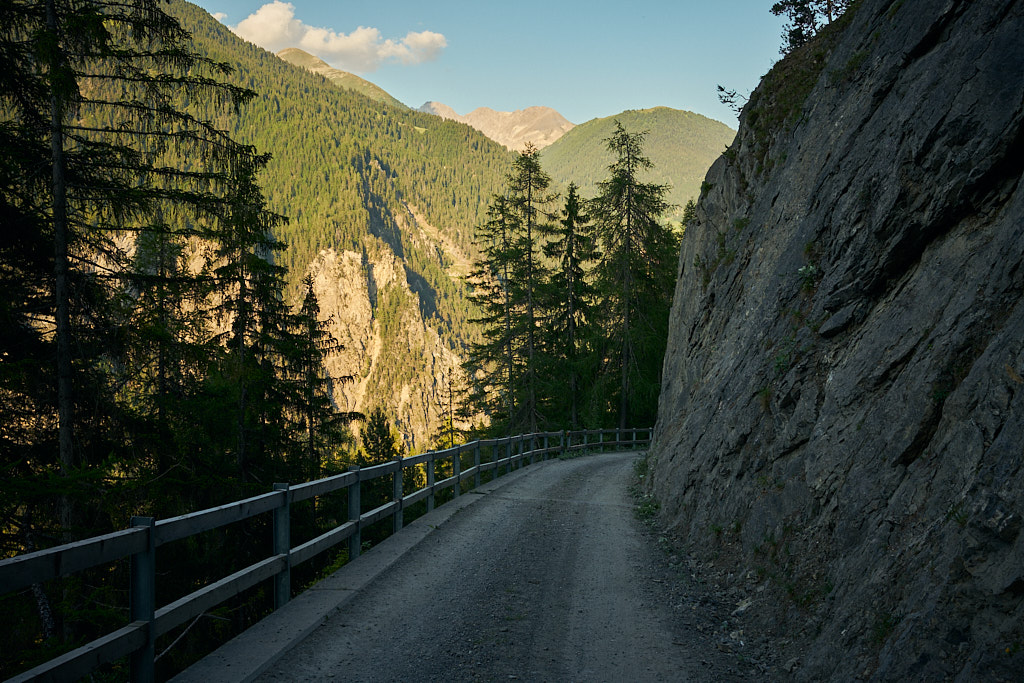 Auf der Alpstrasse von Spadlatscha nach Filisur