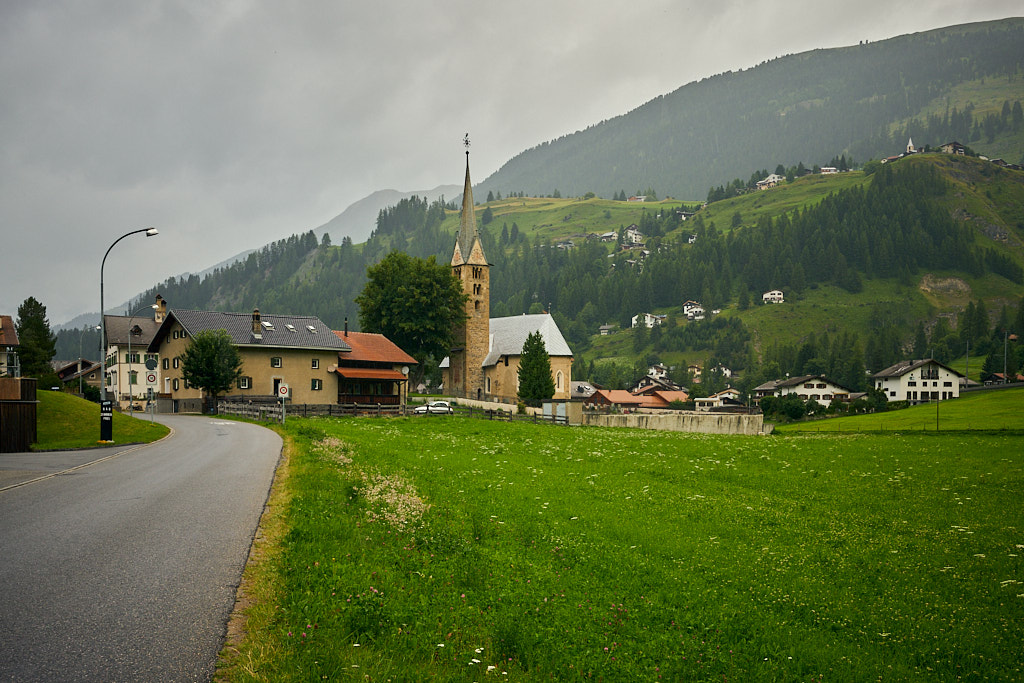 Ankunft in Bergün Ankunft in Bergün