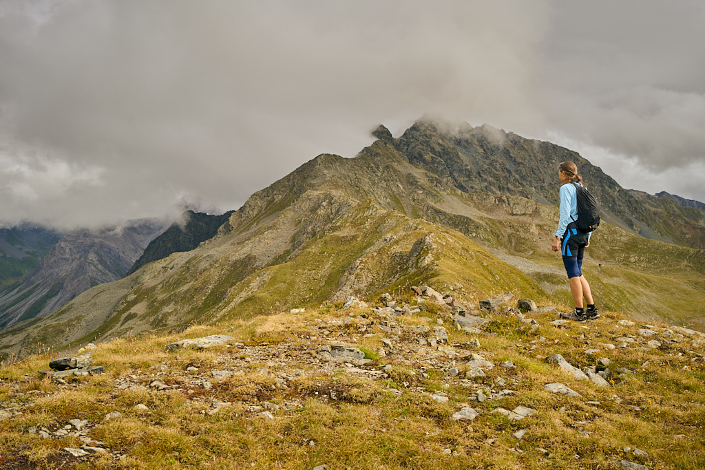 Blick vom Rinerhorn zum benachbarten Leidbachhorn Blick vom Rinerhorn zum benachbarten Leidbachhorn