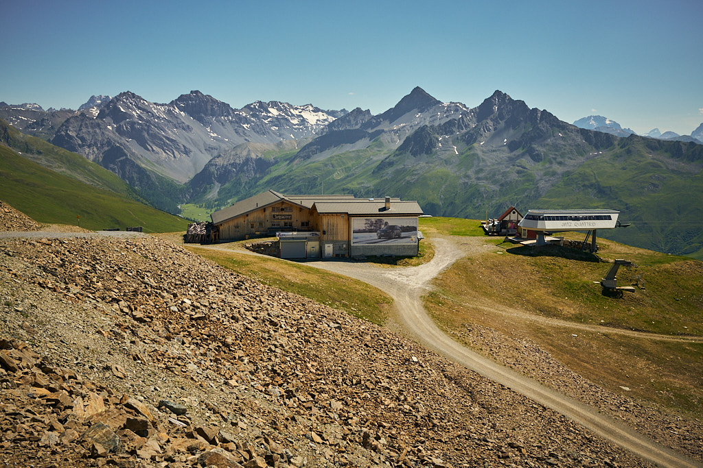 Abstieg an der Jatzhütte vorbei Abstieg an der Jatzhütte vorbei