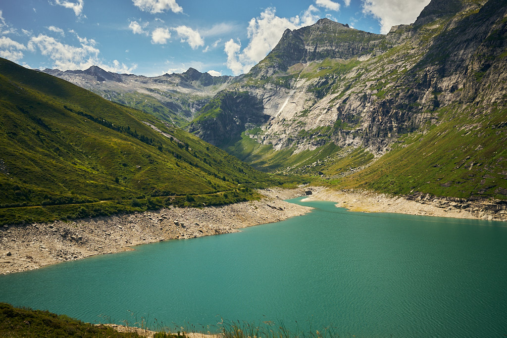 Blick auf den hinteren Teil des Zervreilasees