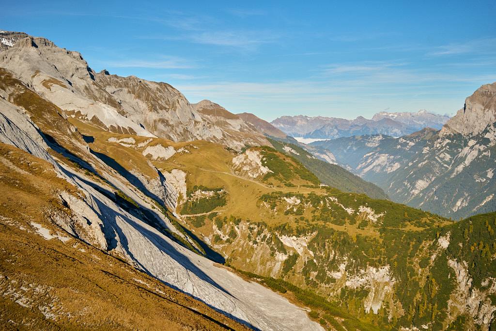 Das Lawoitobel und die Ringelspitzhütte