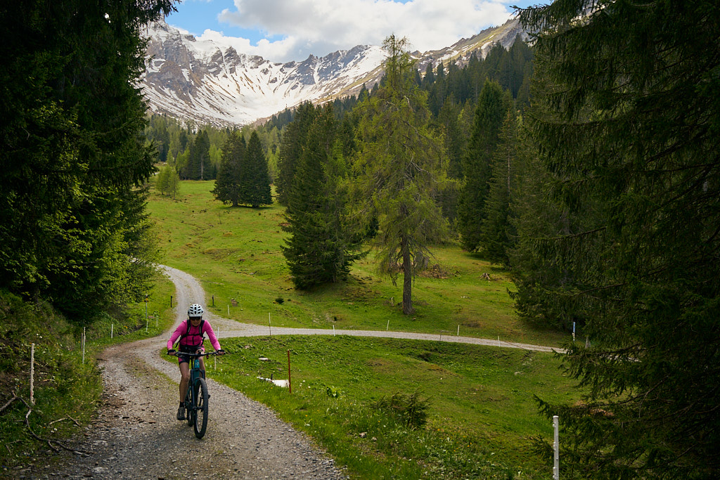 Unterwegs von der Alp Falsch nach Valzeina Unterwegs von der Alp Falsch nach Valzeina