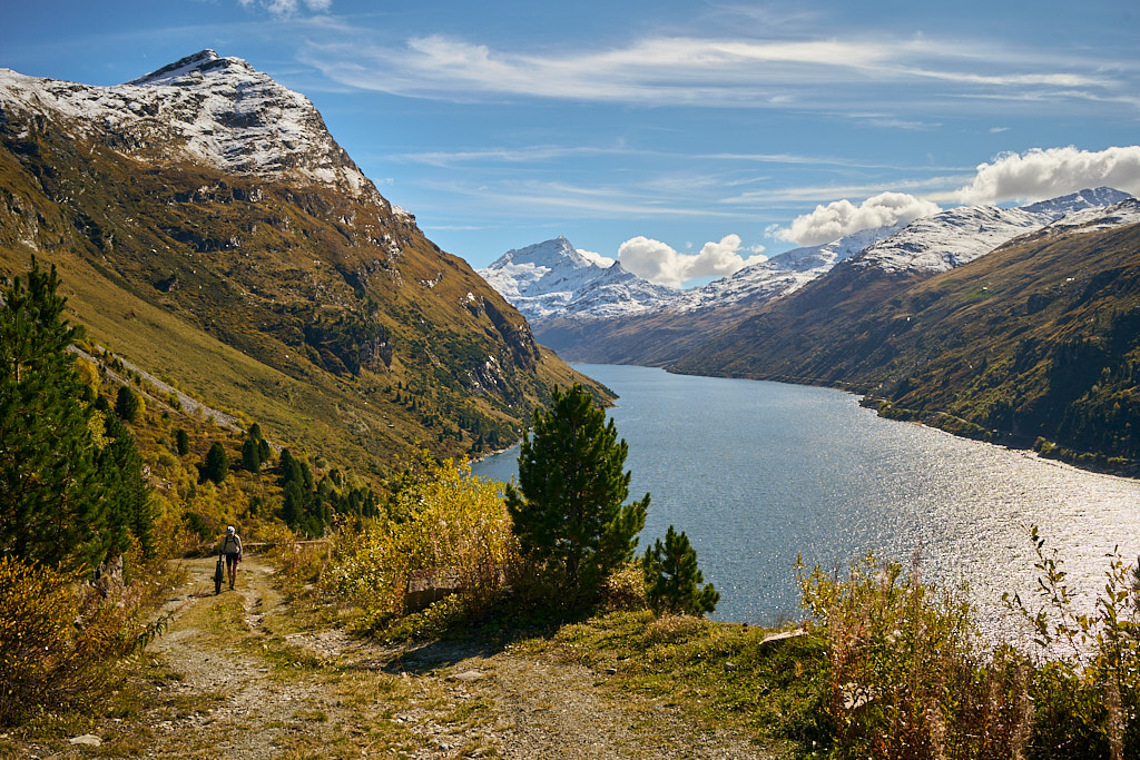 Im Aufstieg auf dem Saumweg zum Pass Im Aufstieg auf dem Saumweg zum Pass