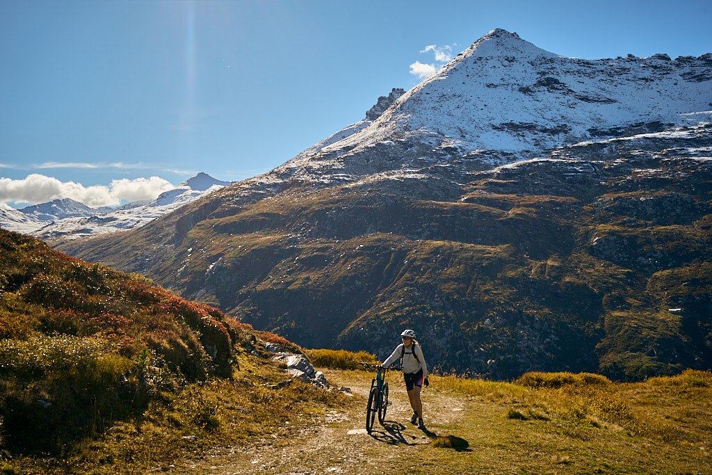 Ankunft auf dem Passo del Scengio Ankunft auf dem Passo del Scengio
