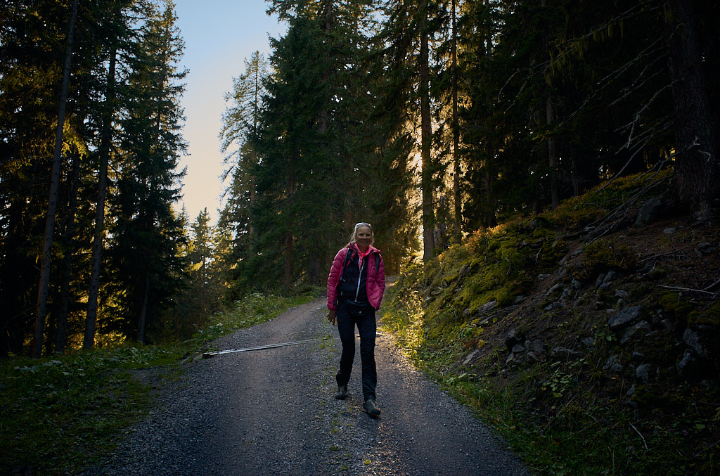 Unterwegs zwischen Chummeralp und Frauenkirch Unterwegs zwischen Chummeralp und Frauenkirch