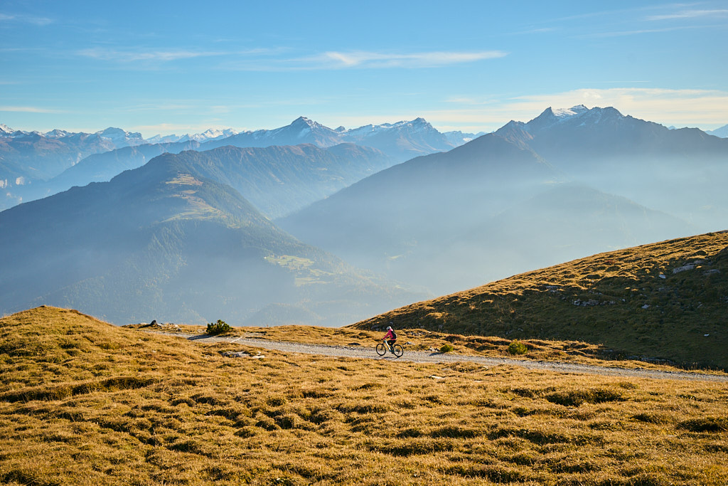 Auf der Abfahrt nach Trin