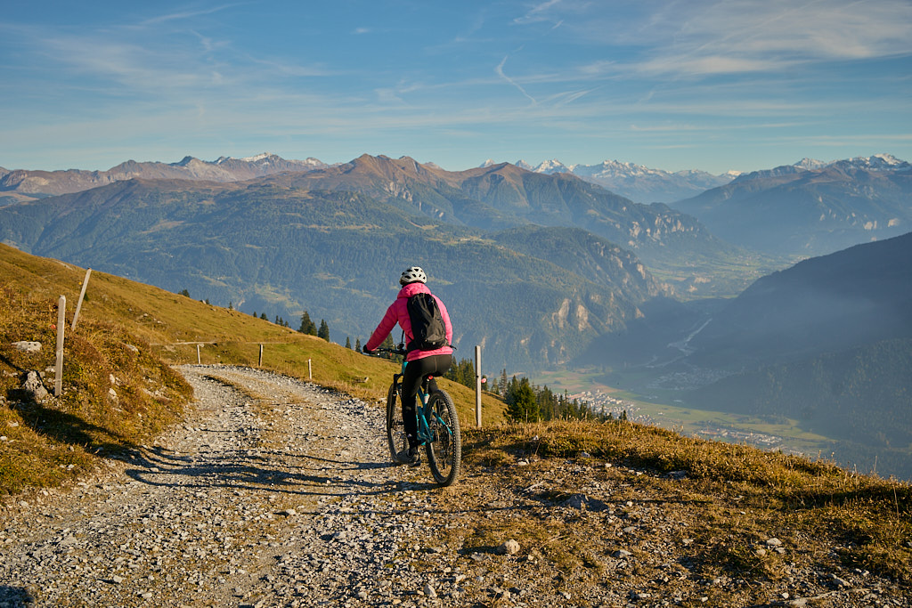 Auf der Abfahrt nach Trin