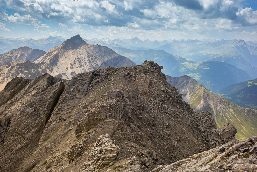 Auf dem Gipfel des Piz Naira