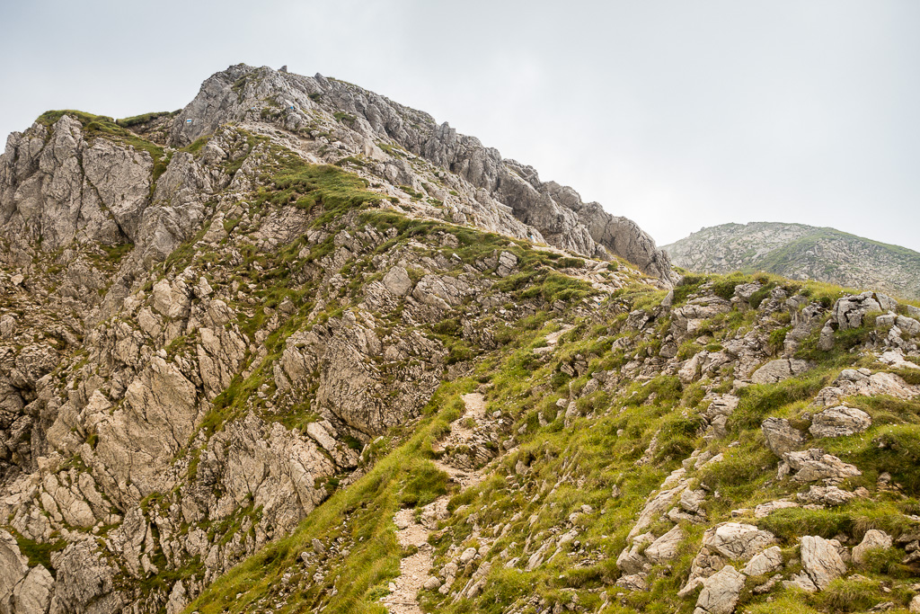 Am Anfang des Wegs zum Rauhhorn